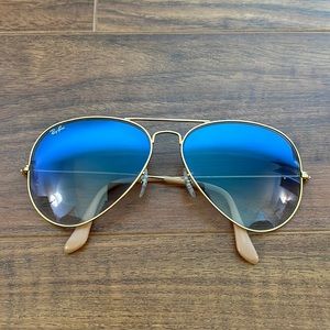 Ray-Ban Blue Gradient Aviators